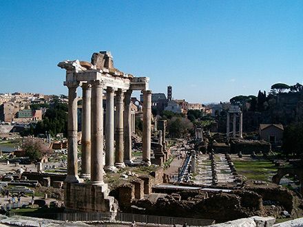 picture of the roman forum
