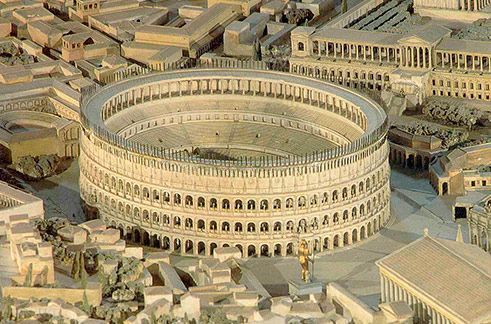 Colosseum: The arena of ancient spectacles.