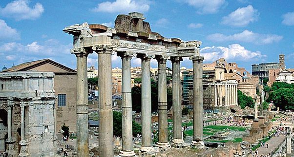 Roman Forum: Where law and order were upheld.