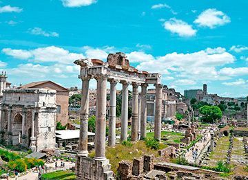 Roman Forum: Where triumphal processions paraded
